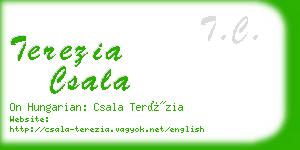 terezia csala business card